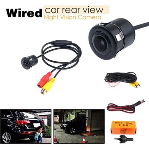 1 Set 1Set Universal Waterproof Car Rear View Camera Vehicle Parking Monitor 120-170 Wide Angle SD/HD Back Cams