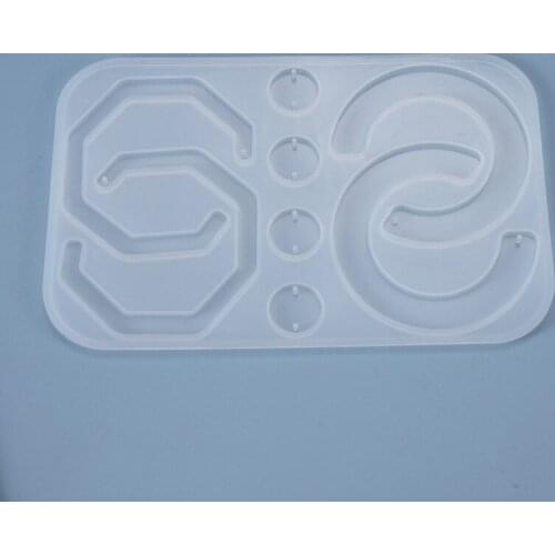 1 PCS Earrings Pendants Silicone Mold DIY Jewelry Making Tool Moulds UV Epoxy Resin Decorative Craft