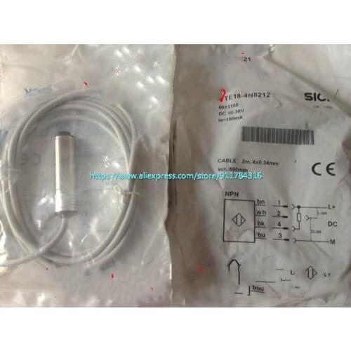100% New original SICK diffuse reflected photoelectric switch VTE18-4N8212 Item No. 6013108