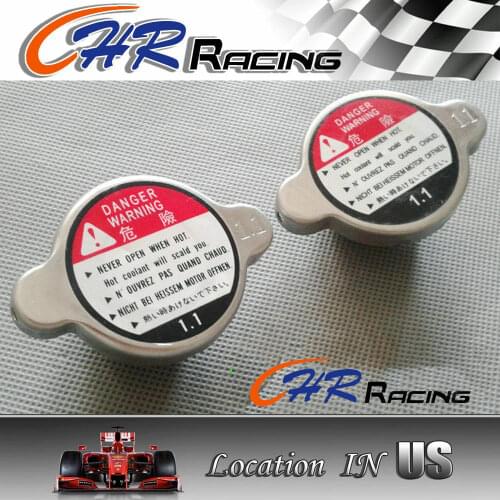 2PCS 1.1 BAR RADIATOR CAP FOR ALL JAPAN CARS HONDA/ACURA/MAZDA/MITSUBISHI/NISSAN