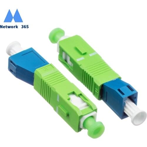 2pcs/lotSC/APC-LC/UPC SC Male to LC Female Hybrid Fiber Optic Adapter Fiber Connector Singlemode Optical AdapterFree Shipping