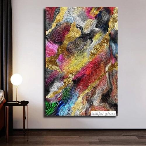 5D DIY Diamond Painting Abstract Colored Quicksand Hole Full Square Round Diamond Embroidery Cross Stitch Rhinestone Picture