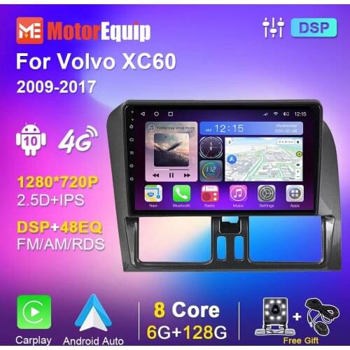 Autoradio 2din Car Radio For Volvo XC60 2009-2013 2014-2017 Multimedia Car DVD Player Navigation GPS Carplay WiFi 8 Core 6G 128G