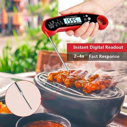 Digital Meat Thermometer Kitchen Food Grill Thermometer Instant Read for Cooking Barbecue Oven-Safe Cooking Tools Thermometer