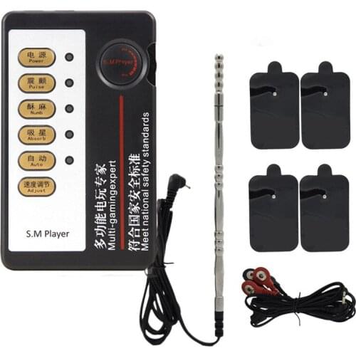 Electric Stimulation Sex Toys Electro Shock Anal Plug Penis Plug Cock Rings Massage Pad Nipple Clamps Medical Themed Toy For Men