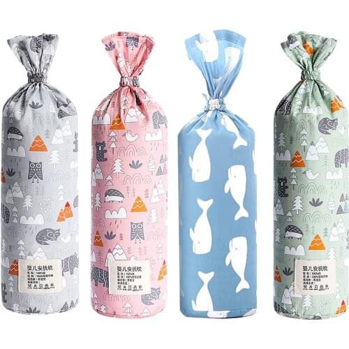 Cartoon Printed Baby Nursing Pillow Cotton Breathable Infant Position Sleeping Pillow Neck Support Cushion for 0 12 Months