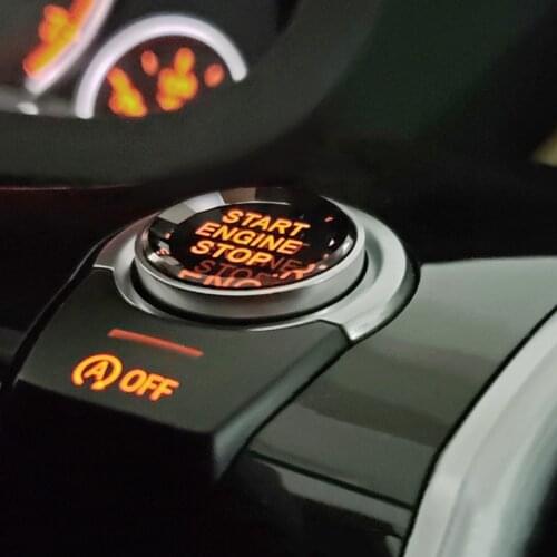 Crystal Buttons Cover Start Stop Engine Switch Replacement Car Decoration for BMW X1 F10 X2 X3 X4 X4 X5 F15 X6 All Series 12-19