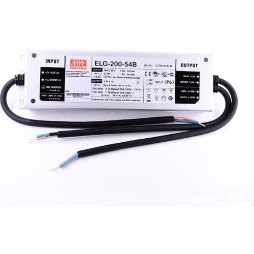 200W IP67 Dimming Constant current source for UV LED module gel curing lamps INPUT AC 160V-265V OUTPUT DC54V
