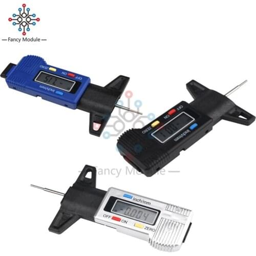 Digital Car Tyre Tire Tread Depth Gauge Meter Auto Tire Wear Detection Measuring Tool Caliper Thickness Gauges Monitoring