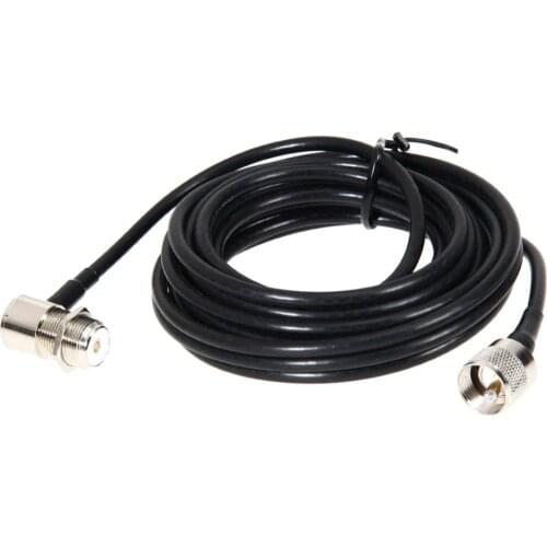 Mobile Radio Accessories Mobile Radio Cable 16FT/5M Coaxial Extend Cable For Car Walkie Talkie TYT TH-9800 Zastone D9000 MP320