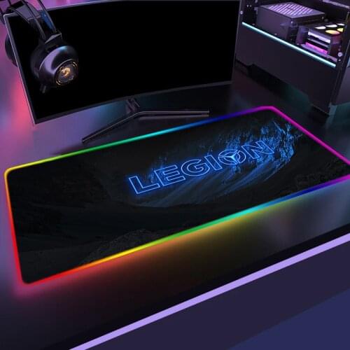 Rgb Mouse Pad Lenovo Mausepad PC Gamer Cabinet Cannabis Led Gaming Keyboard Desk Mat Table Pads Varmilo Gamers Accessories Xxl