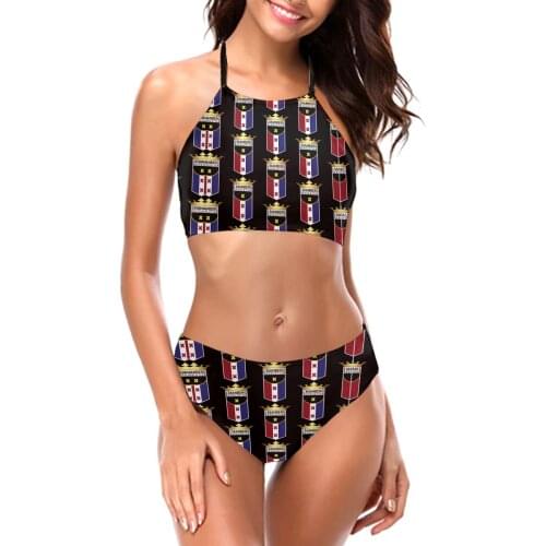 L'manberg Lmanberg Flag Revolution Minecraft Bikinis Exotic Swimsuit Low Waist dress sets Women bathing suit SwimSuit M1