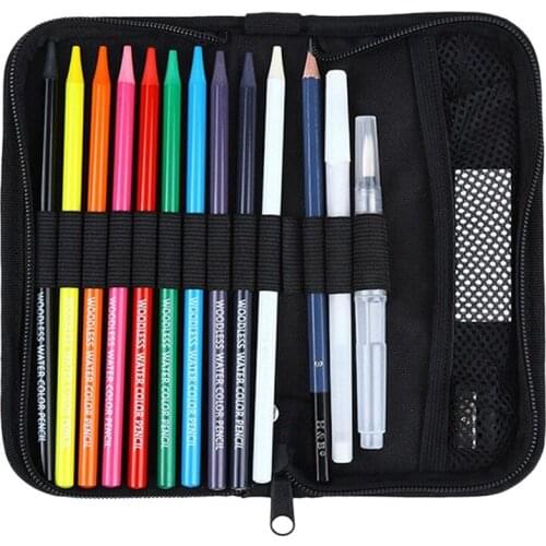 H&B Water-Soluble Colored Lead Set Colored Pencils Fine Art Painting Fountain Pen Sketch Colored Pencil Drawing Kit