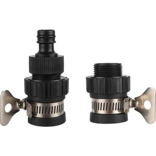 Garden irrigation 3/4" Male Thread Universal Faucet Connector 3/4" Female Thread Nipple Connector Universal 15-20mm Water Tap