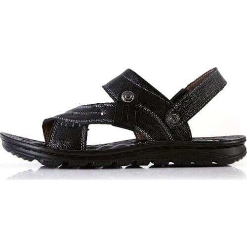 Shoes casual big genuine cuero male leather footwear mens dress sandalias de masculino em man homme hombre gladiator piel for s