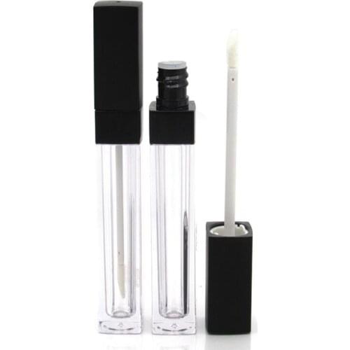 Lip gloss tube empty 5ML Lip gloss container makeup lip oil container Square plastic tubes with wholesale LX8694