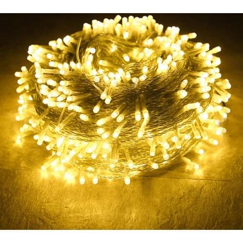 10m 30m 50m 100m Christmas LED Garland String Star Lights Outdoor Xmas Tree Wedding Party Holdiday Fairy Light String