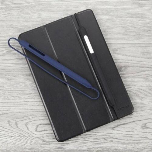 Silicone Cover For Apple Pencil 1st 2nd Generation Case For iPad Pencil 2 1 Holder With Strap Stylus Touch Pen Soft Sleeve