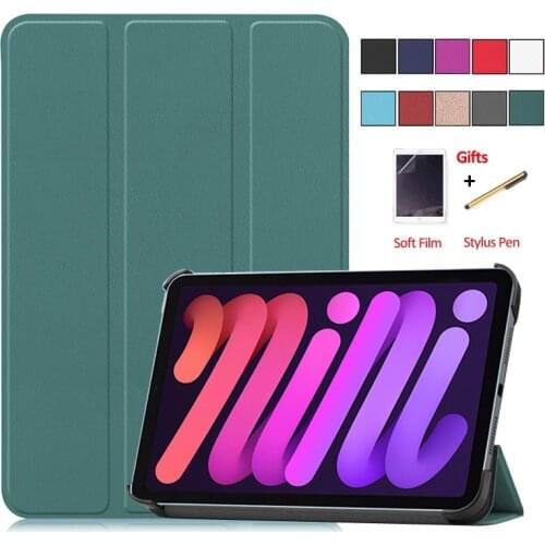 For iPad Mini 6 2021 Case 8.3 inch Folding PU Leather Stand Protective Tablet Cover For Coque iPad Mini 6 ipad mini6 Case Funda