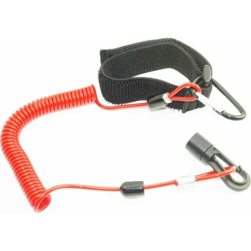 Coiled Kayak Paddle Leash, sit on top canoe angler fishing rod holder. 1.25M