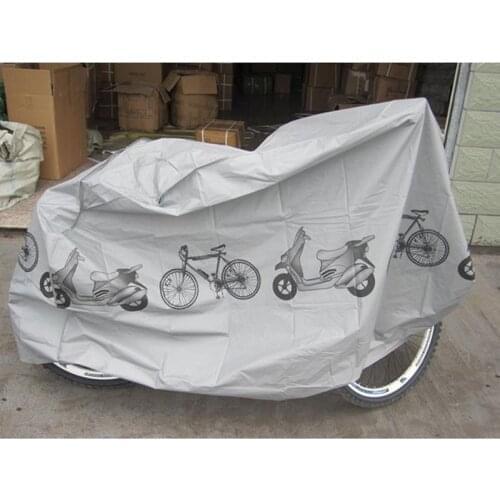 Awning Grey Waterproof Bicycle Cycling Rain shade bike anti Dust Cover detector Protector Protection Garage
