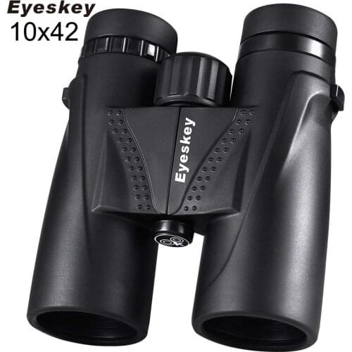 10X42 Eyeskey Binoculars Waterproof Professional Camping Hunting Telescope Zoom Bak4 Prism Optics with Binoculars Strap