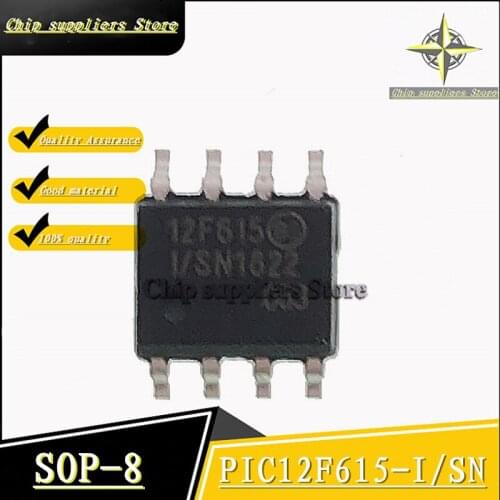 10PCS-20PCS) PIC12F615-I/SN PIC12F615-I SOP-8 PIC12F615 SOP8 12F615 Microcontroller single chip IC New and original