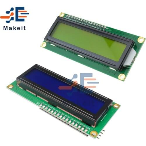 1602 LCD Digital Display Module 16x2 Character Blue Yellow Backlight Screen Board IIC I2C TWI SPI Serial Interface for Arduino