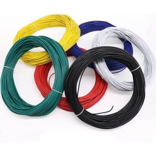 20M/1LOT 16AWG 18AWG 20AWG 22AWG 24AWG 26AWG UL1007 multicolor Environmental Electronic Wire cable can mixed color