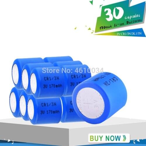 30pcs original 3V 5018LC CR11108 CR1/3N 2L76 K58L DL1/3N Lithium Battery for Camera Locator Lithium Cell Button Li-ion Batteries