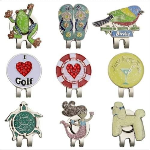 Top quality golf mark accessories golf gift With golf cap clip