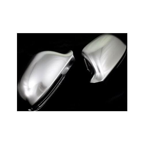 Free Shipping Brand New S Line Style Silver Matt Chrome Side Mirror Cap Replacement (Lane Assist Version) for Audi A5