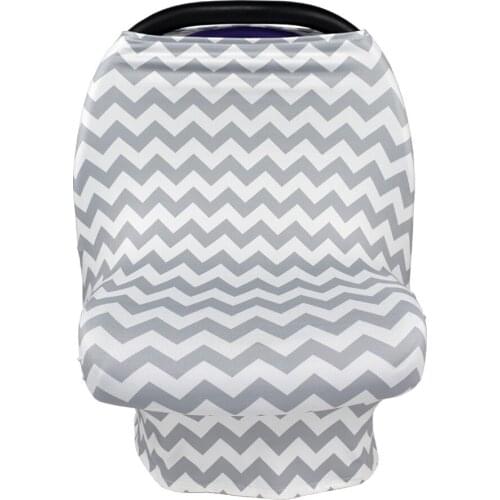 Nursing Cover for Breastfeeding Super Soft Cotton Multi Use for Baby Car Seat Covers Canopy Shopping Cart Cover Scarf