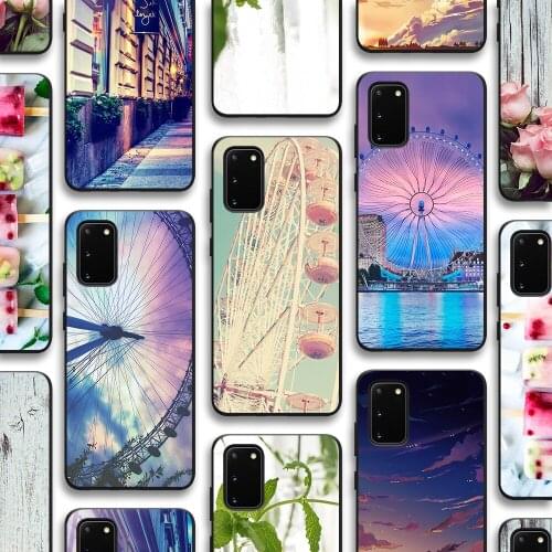 Ferris Wheel Funda Case for Samsung Galaxy S21 A51 S20 A50 A71 A70 A12 A21S S10 S9 S8 A20 S10e Note 20 10 Plus Ultra Lite TPU