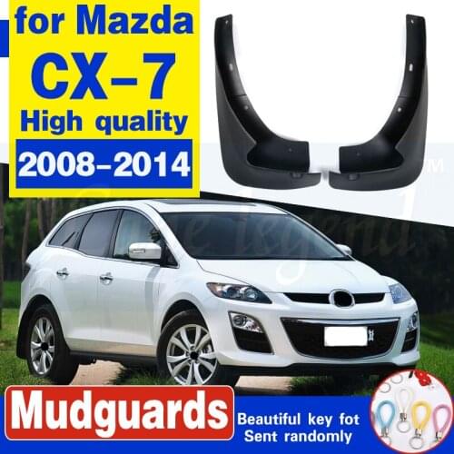 For Mazda CX7 CX-7 2008-2014 Car Front Mud Flaps Fender Flares Mudguards Mudflaps Splash Guards 2009 2010 2011 2012 2pcs