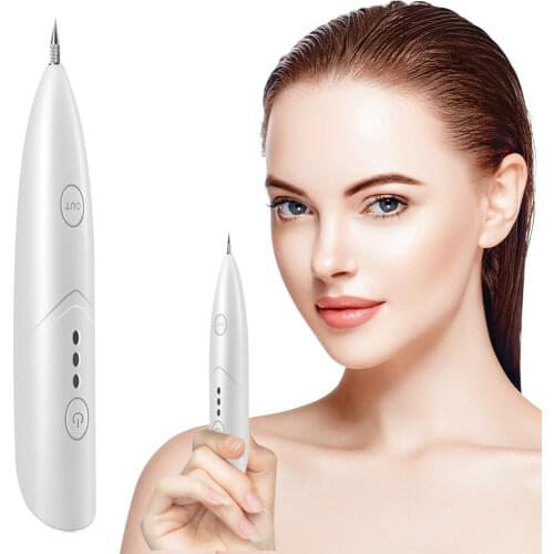 LCD Skin Care Laser Mole Removal Pen Dark Spot Eraser Skin Tag Tattoo Freckle Remover Tool Home Salon Beauty Machine 3 Levels