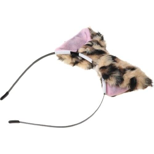 Fashion Girl Cute Cat Fox Ear Long Fur Hair Headband Anime Cosplay Party Costume C1FE