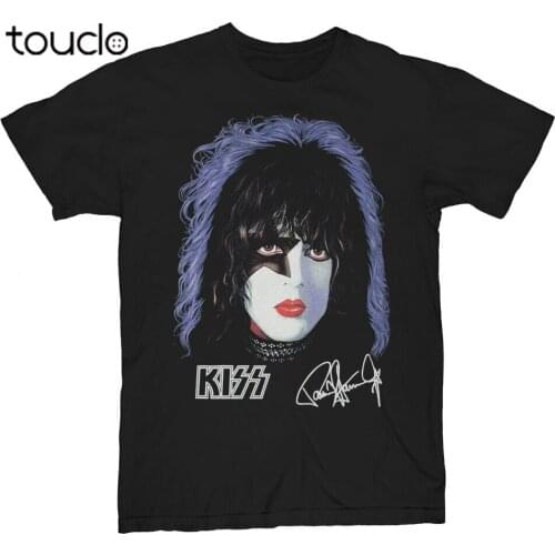 Kiss Paul Stanley Mens Black Rock T Shirt New S M L Xl 2Xl 3Xl