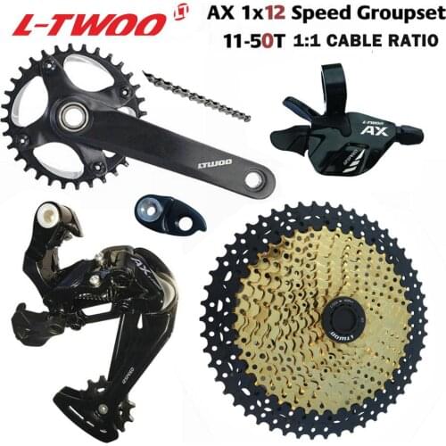 LTWOO Groupset LTWOO AX12 Speed Crankset Shifter Rear Derailleur cassette 50T 52T YBN SUMC 11s Chain NX GX XX1 EAGLE Groupset
