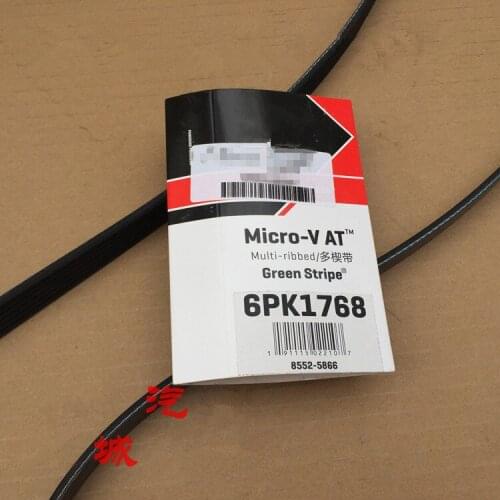 6PK1768 Generator booster pump air conditioning belt for Great wall Haval H6 diesel 4D20/2.0T