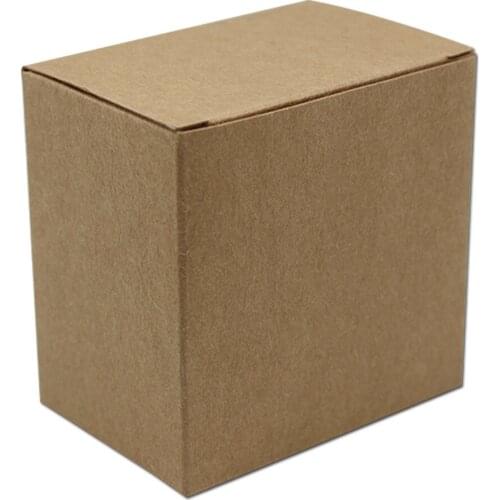 Retail 6.8x4.5x6.8cm (2.7"x1.8"x2.7") 40Pcs/Lot Colorful Kraft Paper Foldable Packaging Boxes Gift Wedding Favor Package Boxes