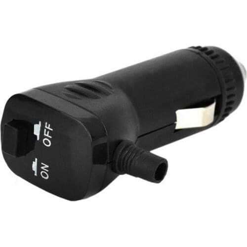 12V24V Power Plug With Control switch ON OFF Auto Cigarette Lighter Plug Connector