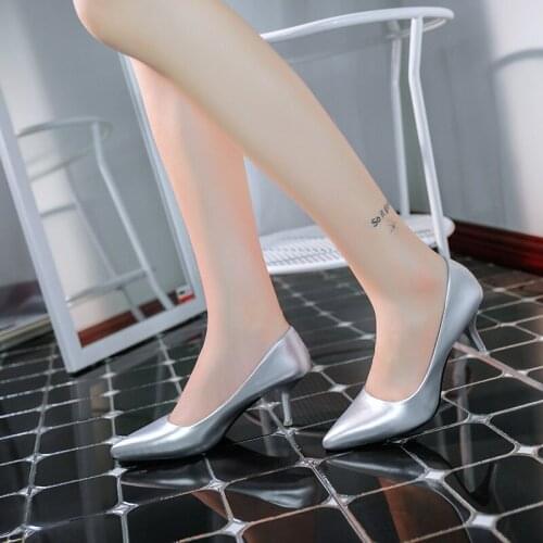 Woman Fashion Thin High Heels Ladies Stiletto Pumps Womens Pointed Toe 6cm Heels Work Shoes
