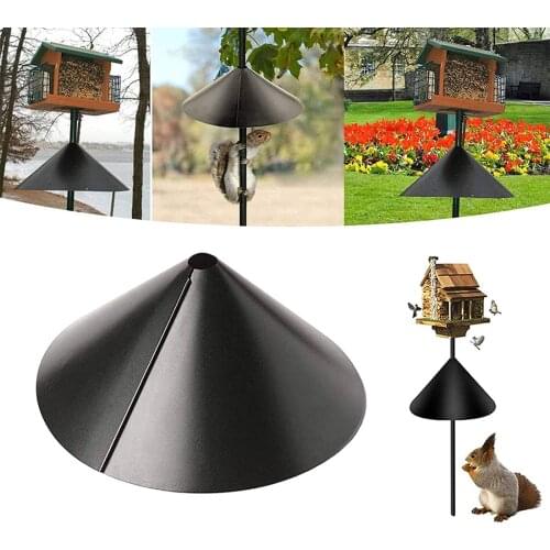 Wrap Around Squirrel Raccoon Squirrel Guard Baffle Protects Hanging Bird Feeders & Poles Wrap Around Squirrel Shade Yard Decor