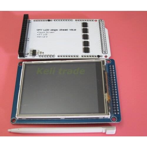 1 pair =2pcs 3.2" TFT LCD Touch ILI9341 40PIn + TFT 3.2 inch Shield