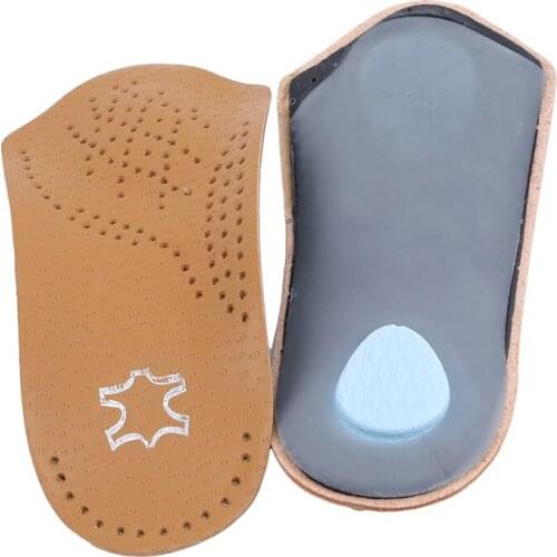 1 Pair Foot Pain Relieve Feet Health Care Insole Flat Foot Orthotic Insoles Arch Support Half Shoe Pad Heigh Quality Hot Sale