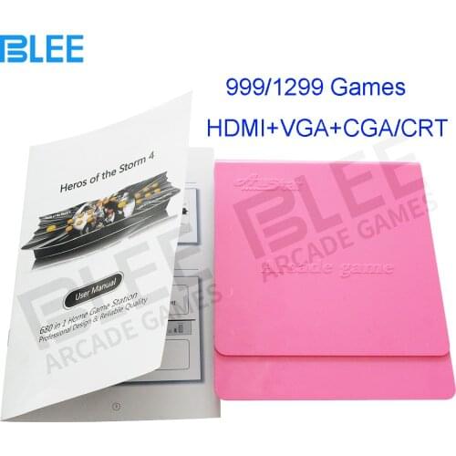 1299 in 1 HDMI New Arrival 999 in 1 video game box multi game board Upgraded Version CGA/VGA/ HD output for Arcade Game Cabinet