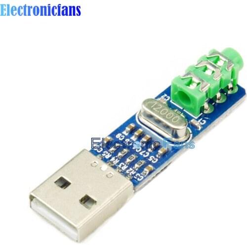 5V Mini PCM2704 USB DAC HIFI USB Sound Card USB Power DAC Decoder Board Module For Arduino Raspberry Pi 16 Bits