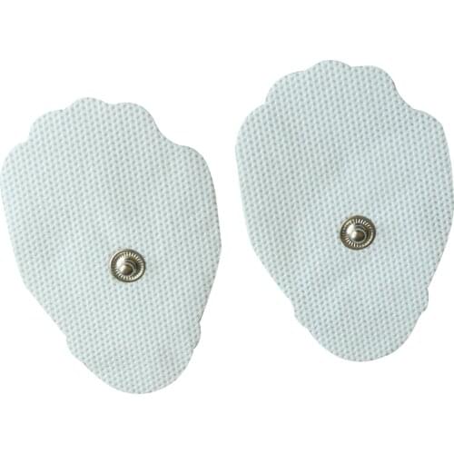 50 Pairs/Pack New Style Small Hand Shape Silcone Adhesive Electrode Patches For Body TENS/EMS Therapy Stimulate Massager Machine