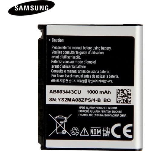 Original Battery AB603443CU AB603443CC AB603443CE For SAMSUNG S5230C F488E G808E L870 W159 S7520U GT-S5233 G800 S5230 F539
